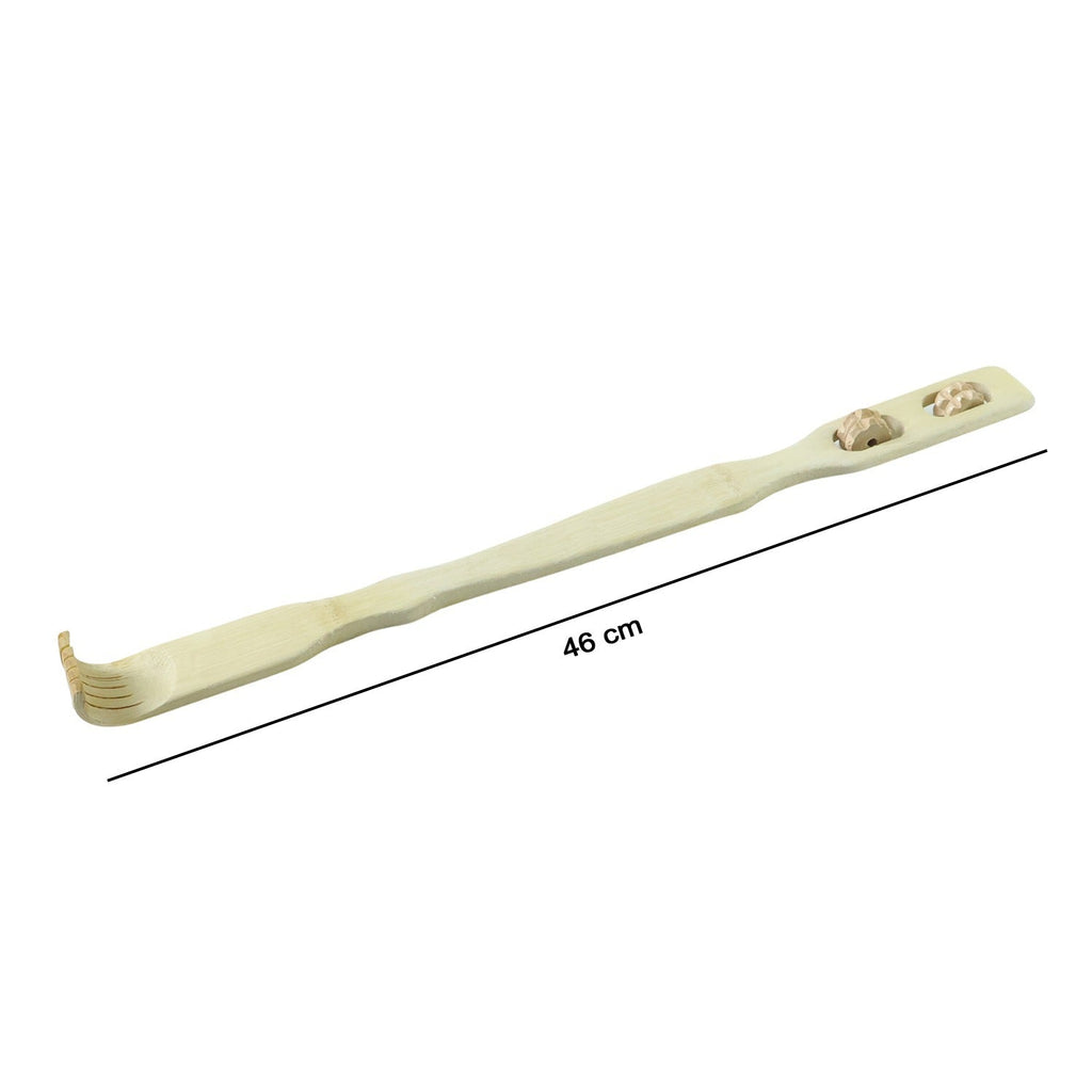 Wooden massage stick designed for pain relief