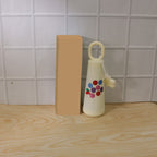 Standing upright 500ml glass water bottle with attractive design