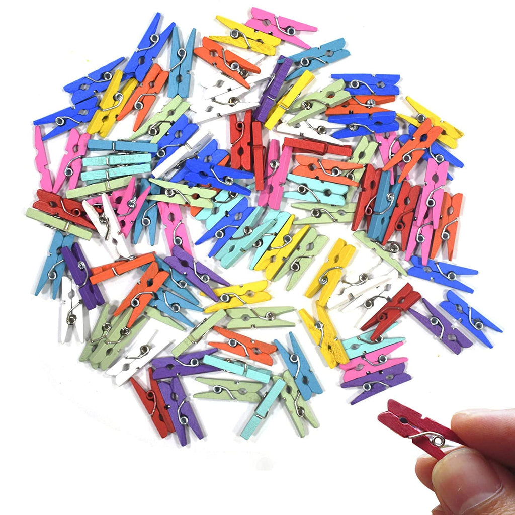 Durable pack of 50 wooden clothespins, suitable for home and office use.