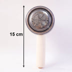 Dimensions of fabric shaver showing 15cm length