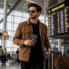 Travel passport wallet suitable for men and women