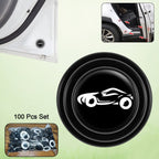 Car Door Protector Shock Absorber stickers in a pack of 100 from Velvet Wheels.