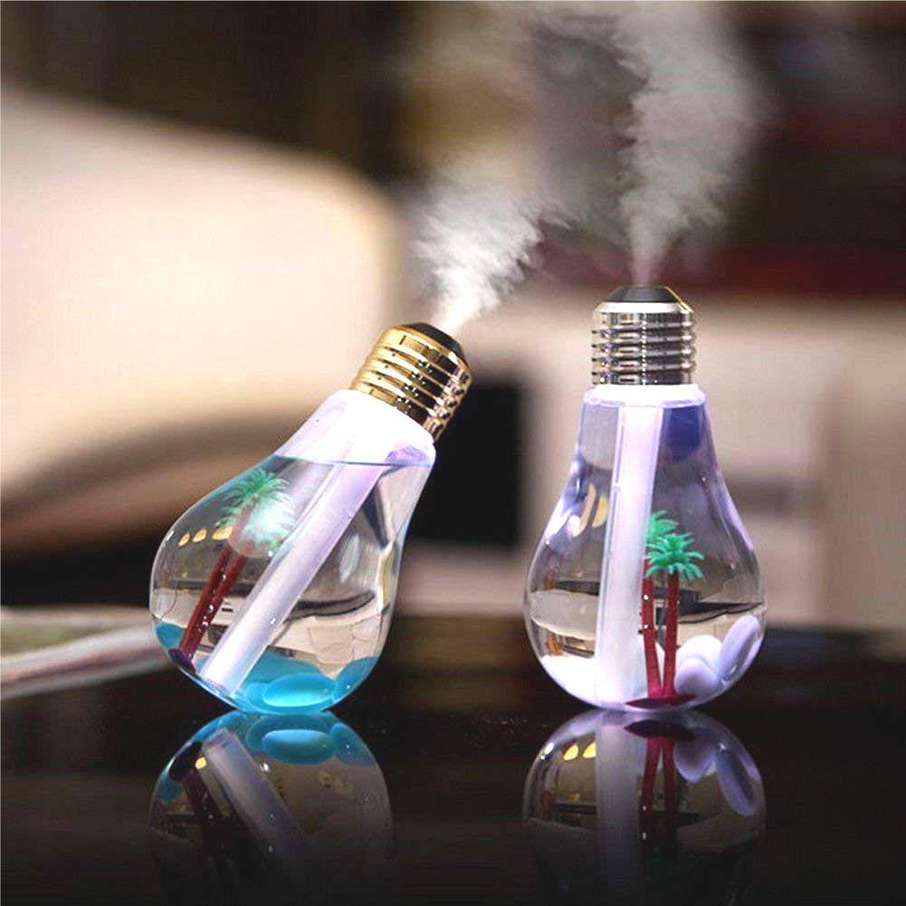 Close-up of the automatic air freshener humidifier's mist output.