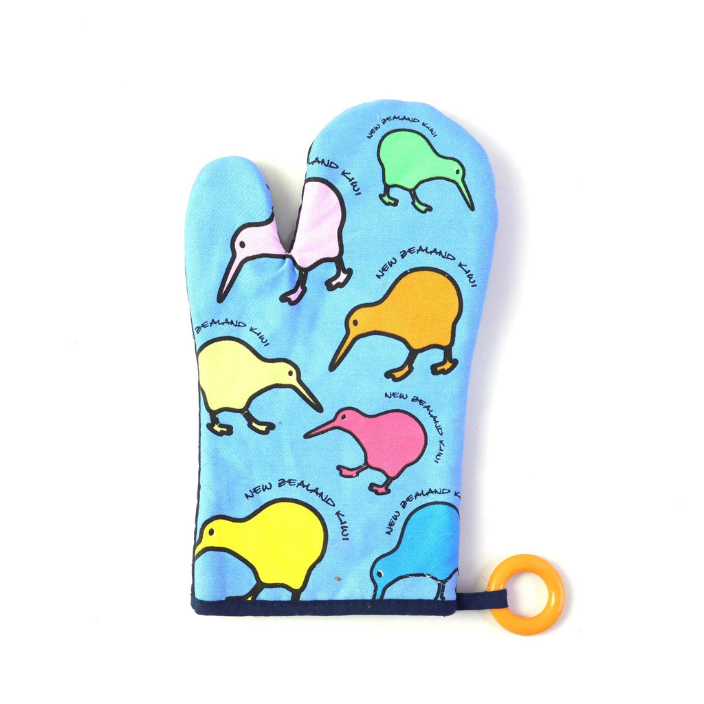 Oven hand glove white background