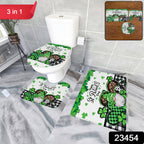 SKU 23454 3 in 1 bathroom mat set with label