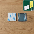 Self adhesive stainless steel wall hook on smooth surface in home