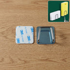 Self adhesive stainless steel wall hook on smooth surface in home