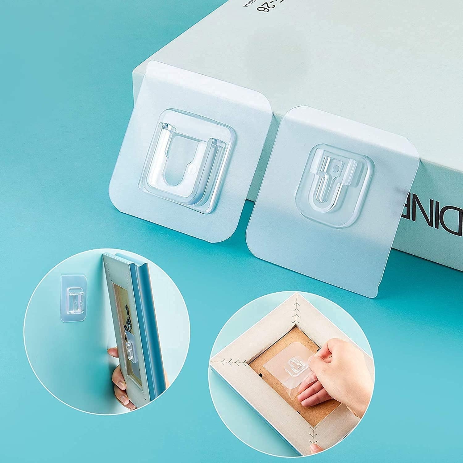 Punch-free plastic adhesive wall hook for everyday use