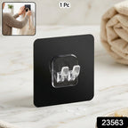 Self-stick adhesive wall hook pack for home organization