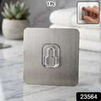Pack of self-stick plastic wall hooks for various surfaces