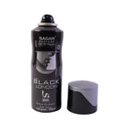 White background showing 200ml men's body spray can