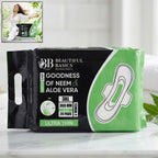 Beautiful Basics sanitary pads pack with neem & aloe vera for freshness
