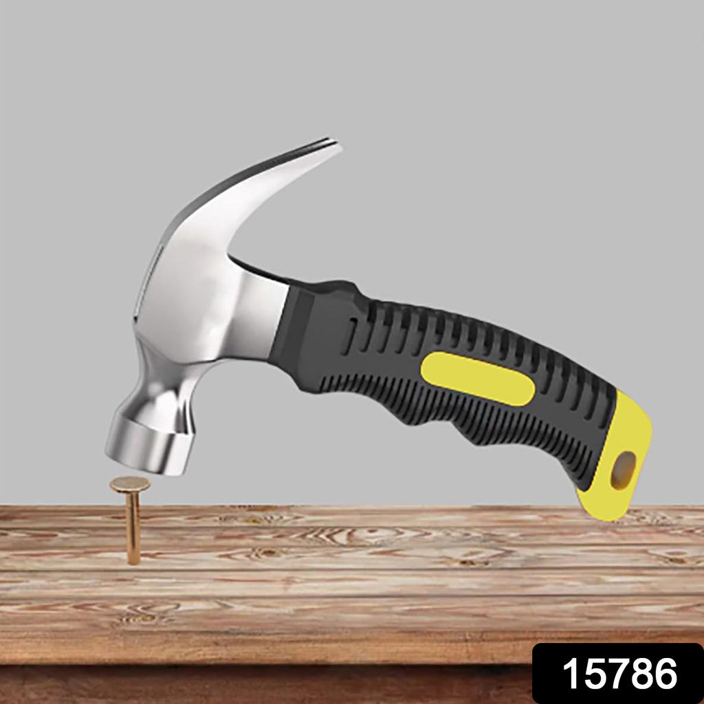 Durable mini hammer head with claw for nail removal and tent pegging.