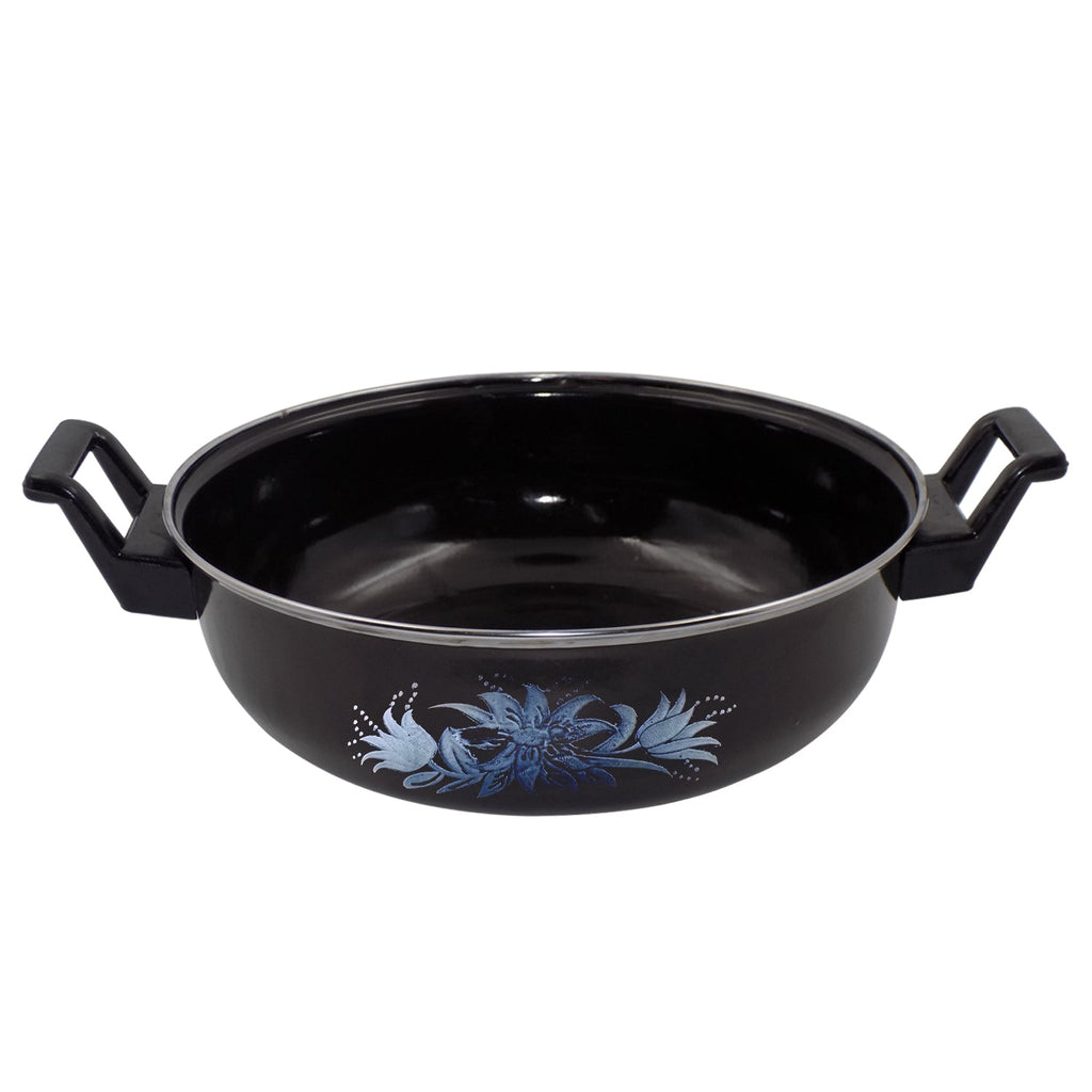 Iron kadai perfect for cooking curries with even heat distribution