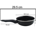 Top-down view of the durable non-stick fry pan, ready for your favourite recipes.