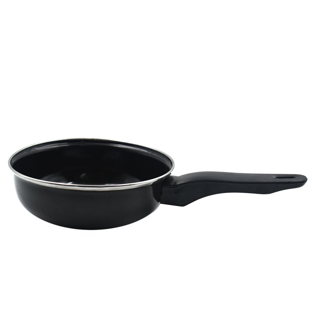 Indo Glow 12-inch non-stick fry pan, ideal for gas cooktops.