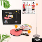 Wooden table tennis rackets included in the Wiff Waff trainer set.