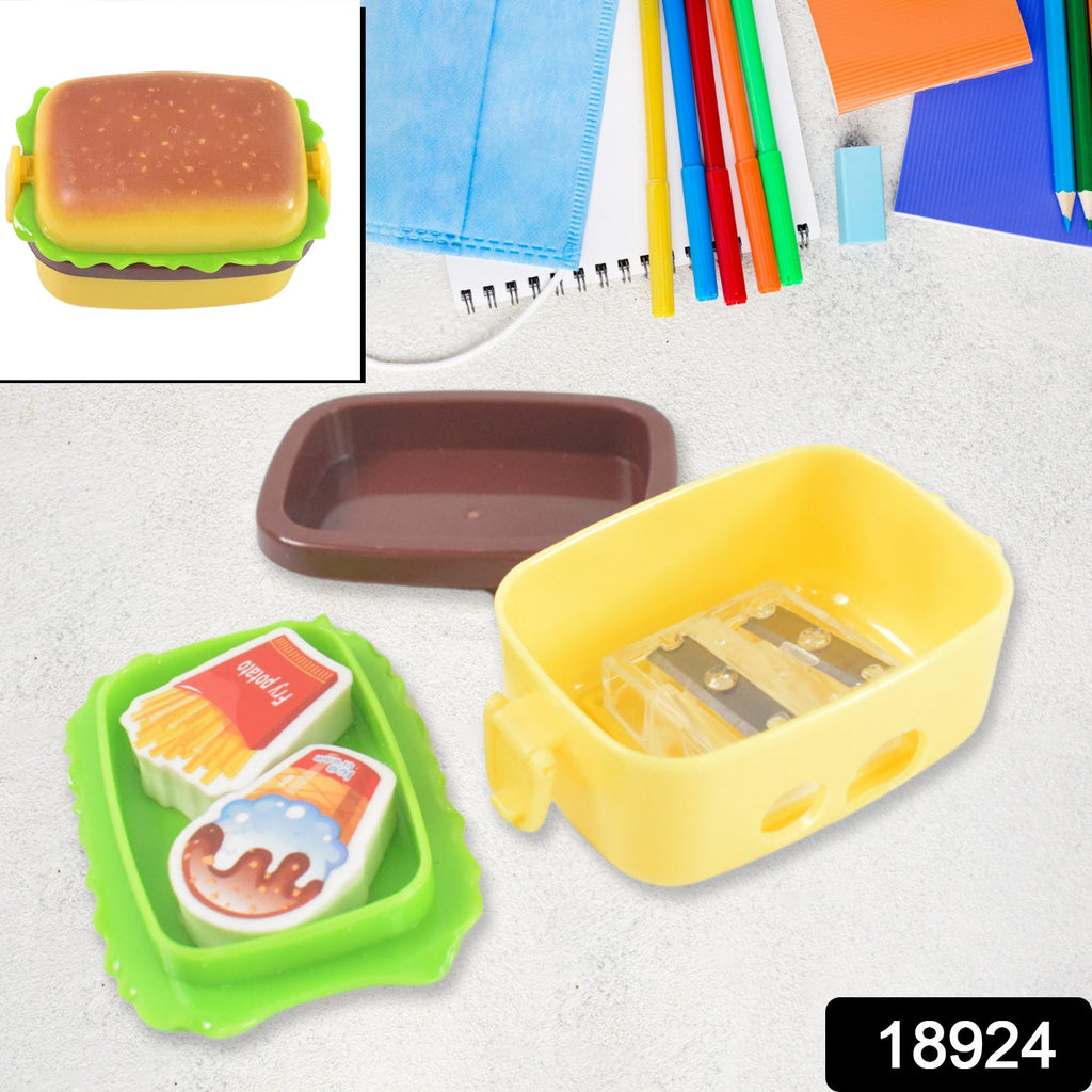 CheesySharp duo burger shape sharpener made for school students