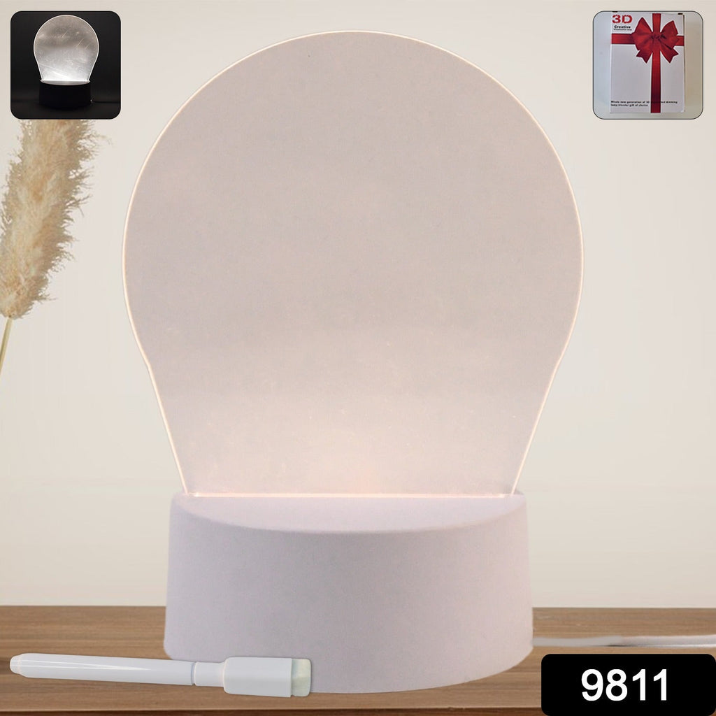 Customizable Magic Name Frame 3D LED lamp for bedroom decor