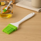 CookAura Silicone Kitchen Oil Spatula Brush with handle for pastry and cake baking