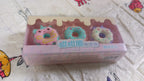 Adorable 3pc Donut Erasers set, a delightful return gift for parties.