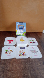 Educational number flashcards for toddlers and preschoolers