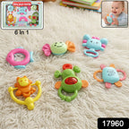 Play Cart Tiny Joys baby rattle set in its packaging for gift-ready presentation