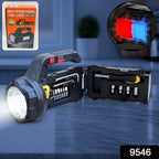 Hand holding the ergonomic SOS Light with Toolbox, highlighting its portable design.