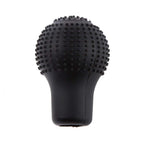 Demonstration of easy installation for the silicone gear shift knob cover.