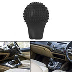 Close-up of the durable silicone gear shift knob protective cover.