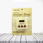 Digital kitchen timer set on a countertop, ready for precise cooking or baking.