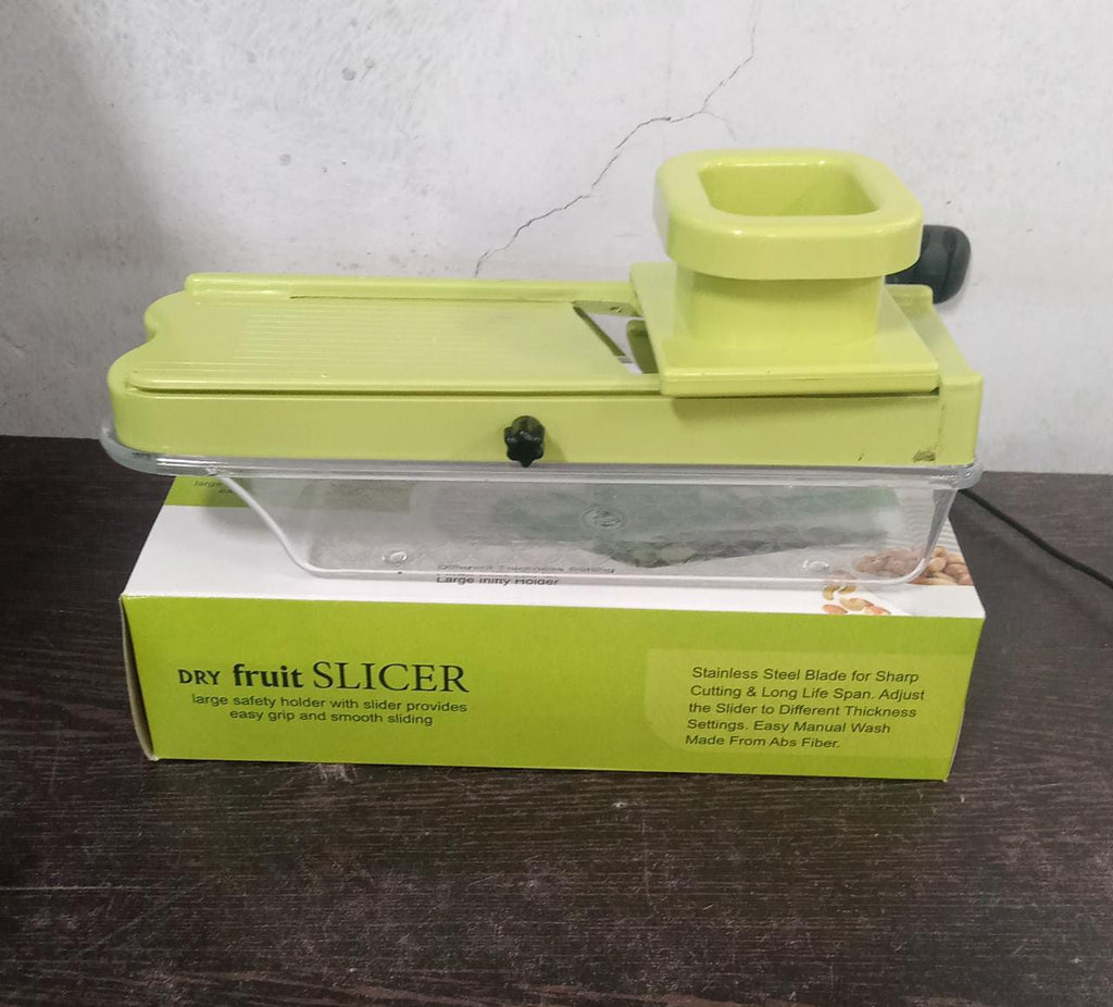 Kitchen scene featuring the efficient Quickslice vegetable and fruit cutter.