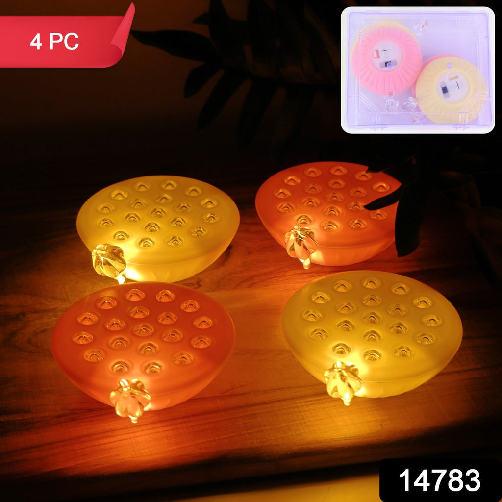 Assorted multicolor lotus canopy LED decorative lamps for home and festival décor
