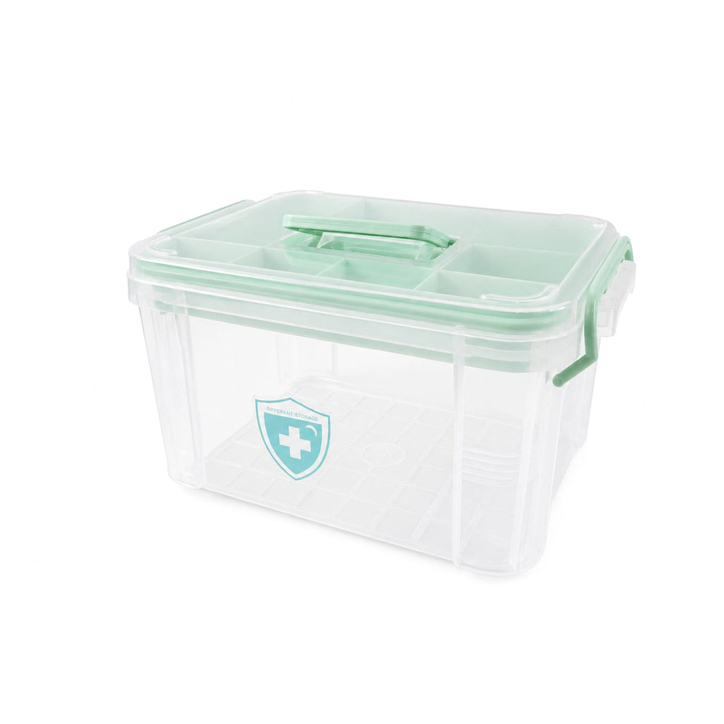 Medical container with secure snap lid for safety