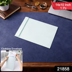 Premium durable kraft paper document envelope with quick seal closure