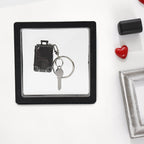 Compact and convenient portable nail clipper keychain by AuriGlam for grooming