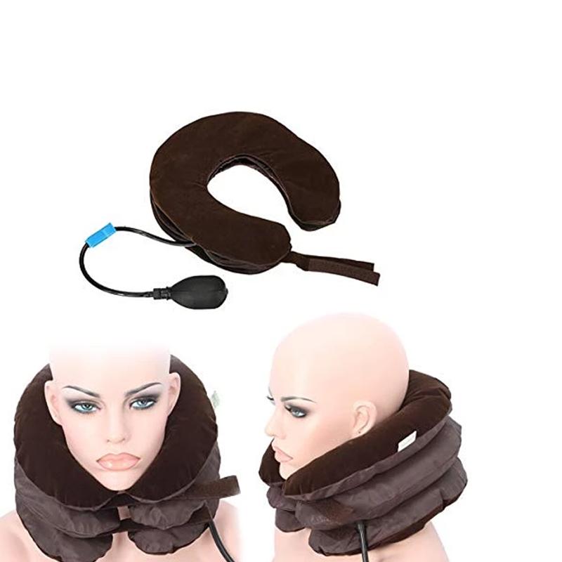 Neck pillow with adjustable layers for cervical support