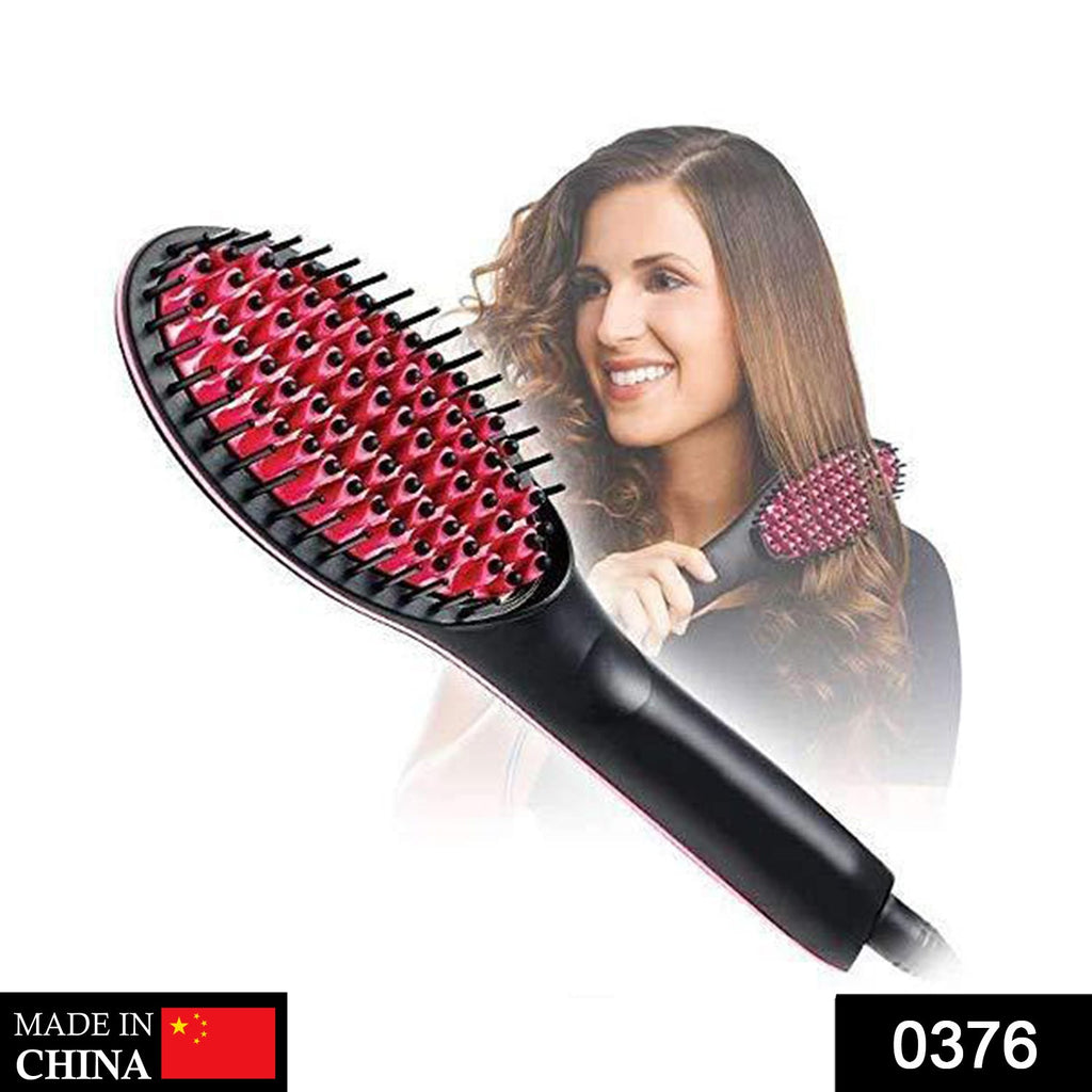 An Indian woman holding the Ceramic Hair Straightener, demonstrating its ergonomic design.