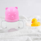 Multiple views of the lightweight baby milk mug, emphasizing its dishwasher-safe and leakproof design.