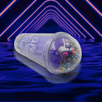 Close-up of the Kids LED Sipper Bottle featuring a fun toy and bright LED light.