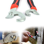 Worker demonstrating the effortless use of the BoltForce multi-function adjustable wrench.