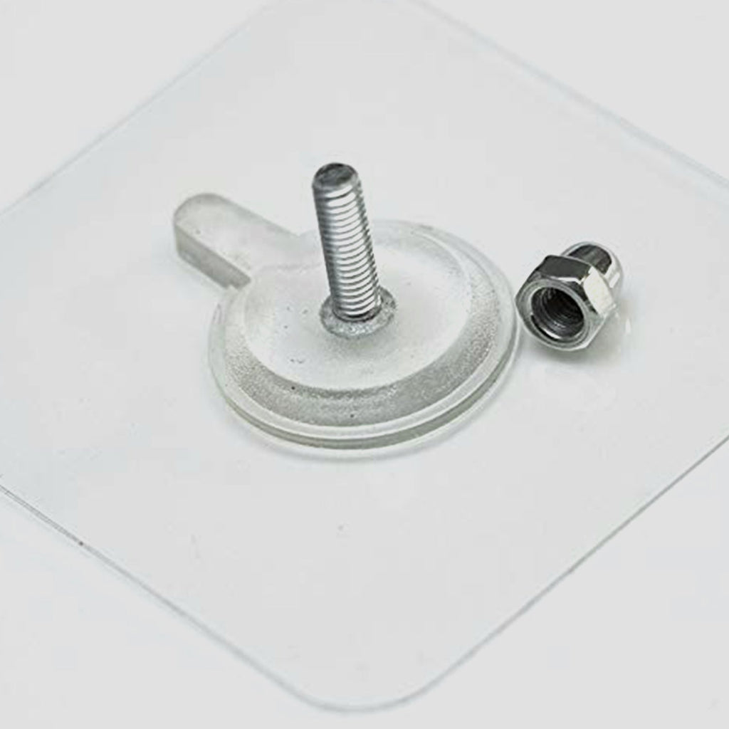 Multi-purpose adhesive hook shown in a kitchen setting, perfect for various storage needs.