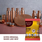 Assortment of various metals polished to a shine using Wonder Fresh powder.