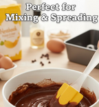Cooking spatula showing detachable handle feature