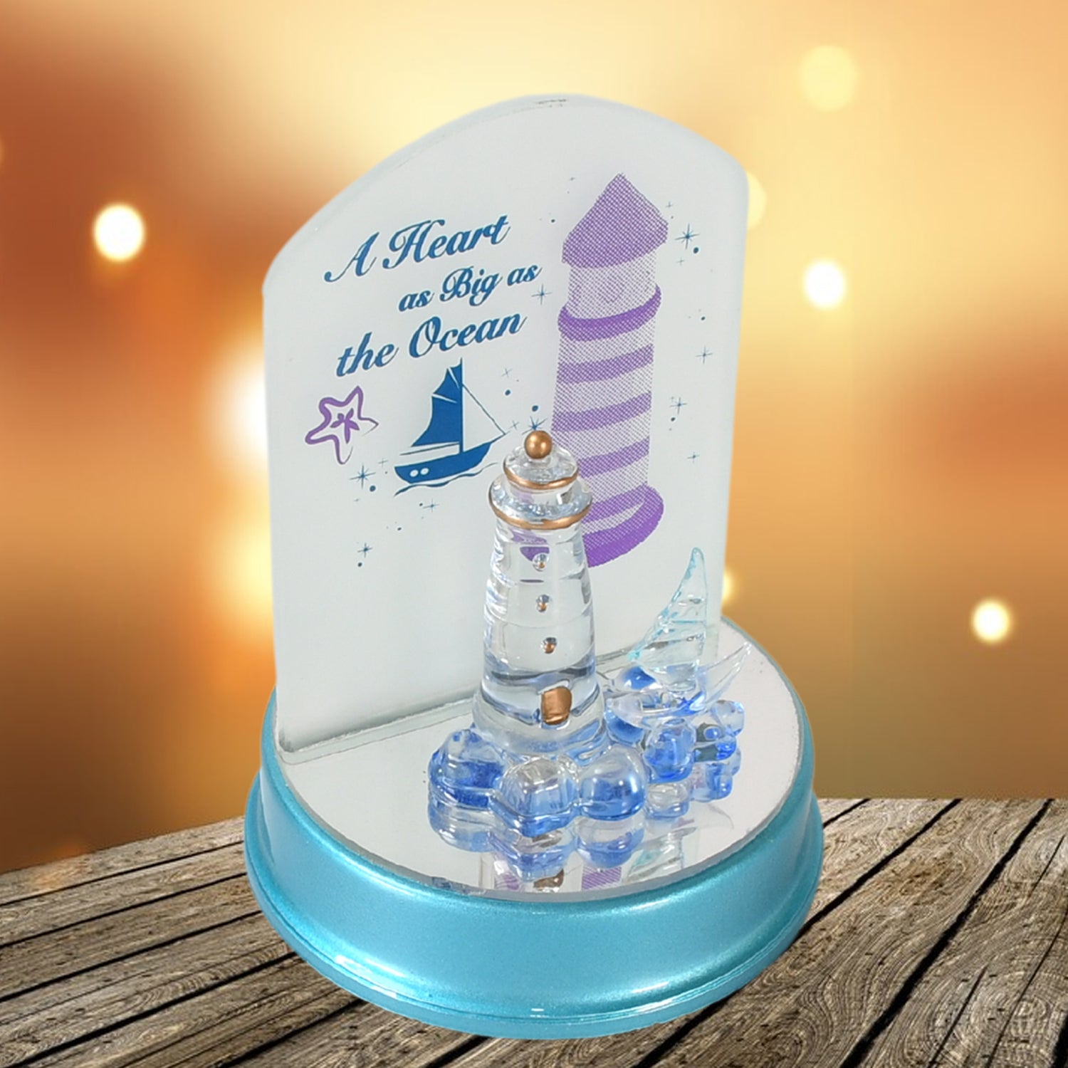 Angled view of the adorable cartoon cute night light, perfect as a unique gift for kids.