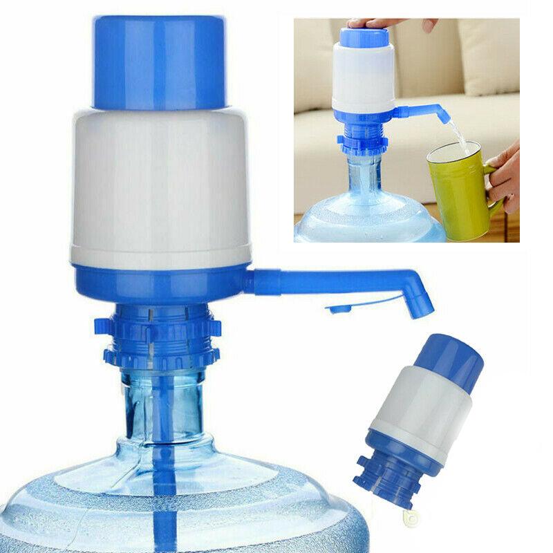 Simple hand-operated water pump, ensuring hygienic water access.