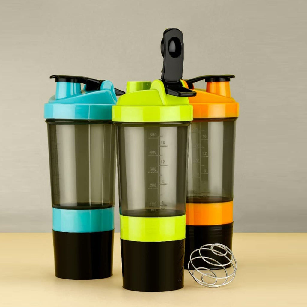 Leakproof Gym Shaker Bottle ready for a protein shake.
