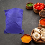 Small, eco-friendly reusable bag with an open top, ideal for fruits and vegetables.