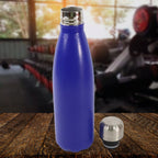 Pure sip 400ml stainless steel water bottle perfect for fitness enthusiasts