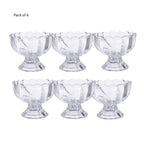 Full view of the six-piece dessert bowl set, showcasing all individual serving bowls.